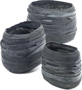 Serax Moniek Vaas - Rubber - 3 Stuks