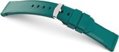 Horlogeband Silicone Chrono Groen - 20mm