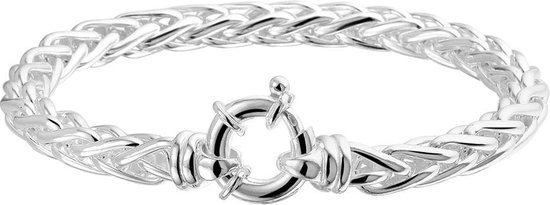 The Jewelry Collection Armband Vossestaart 6,5 mm - Zilver