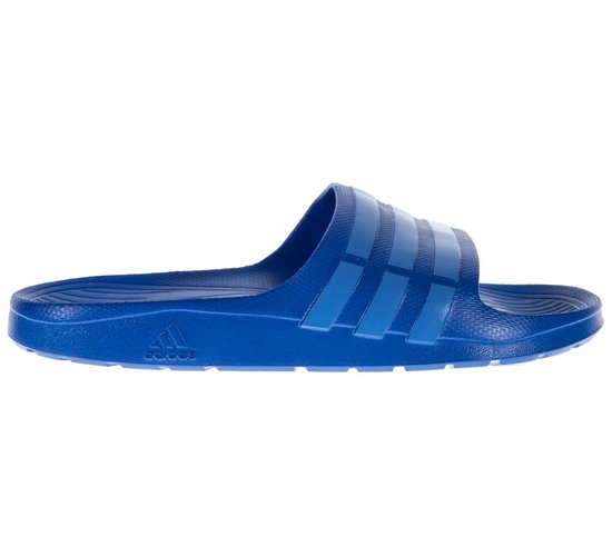 adidas Duramo Slide Badslipper Slippers - Maat 37 - Unisex - blauw | bol.com