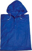 Poncho heavy duty - regenjas duurzaam - BLAUW