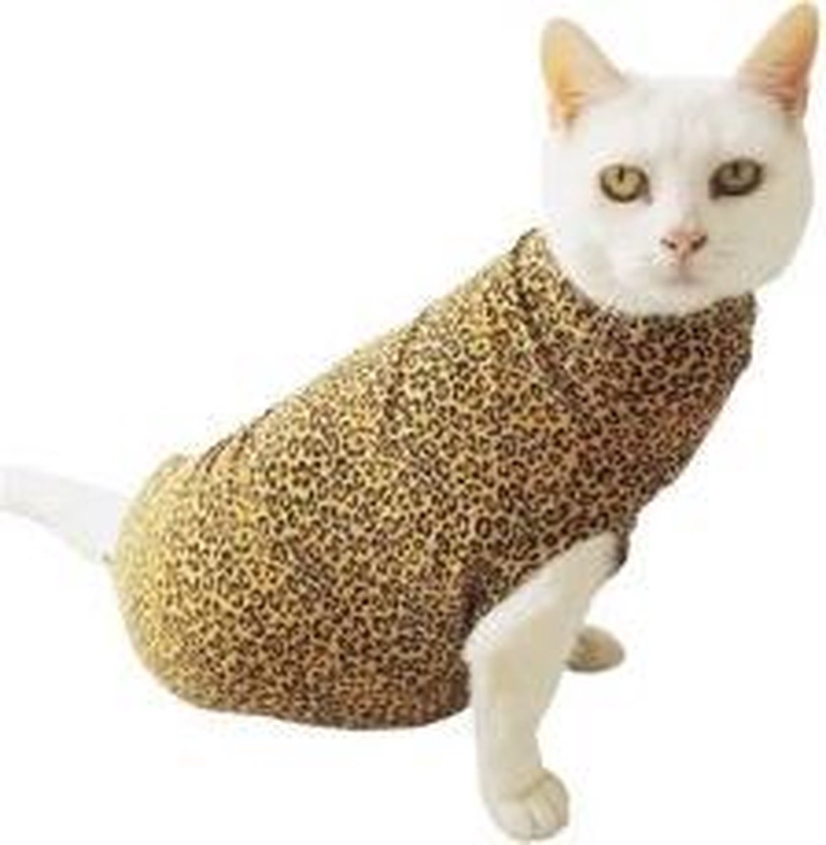 Bol.com Medical Pet Shirt Kat Luipaard Print - S aanbieding
