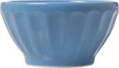 Cosy & Trendy Facetta Kom - Ø 14 cm x 7.5 cm - Blauw - Set-6