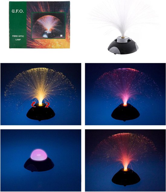 fiber optic UFO lamp | bol.com