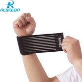Polsbandage - Ondersteuning - Polsbrace - Klitterband - Elastisch ( Zwart) 40cm