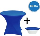 Jupe de table Cover Up Terrace extensible - Ø80-85cm - Incl. Topcover - Bleu