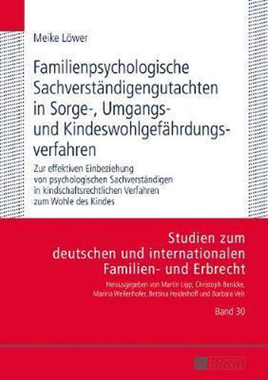 Familienpsychologische Sachverstaendigengutachten in Sorge-, ... - cover