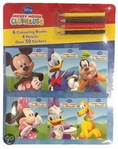 Disney Mickey Mouse Clubhouse Mini Colouring Books & Pencil Set