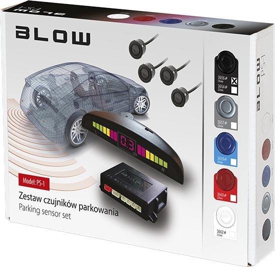 Parkeer Sensoren - 19mm 12 Volt - Zwart - Set van 4