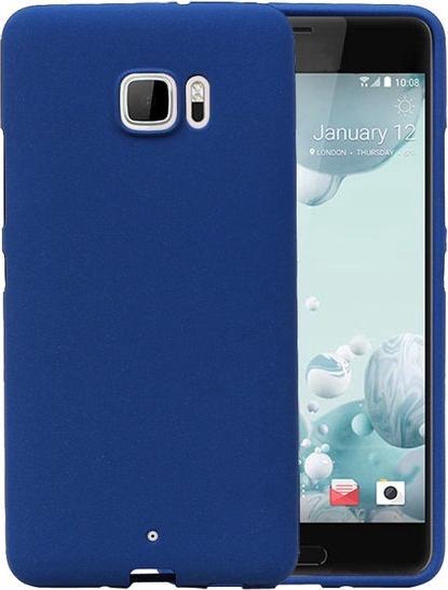 BestCases.nl Blauw Zand TPU back case cover hoesje voor HTC U Ultra