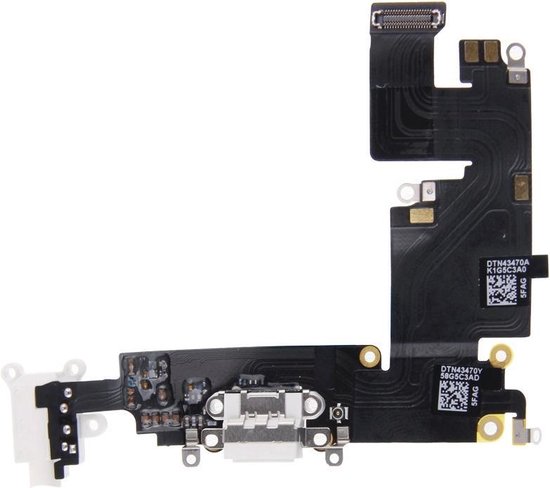 Let op type!! Charging Port Dock Connector Flex Cable Replacement for iPhone  6 Plus(White) | bol.com