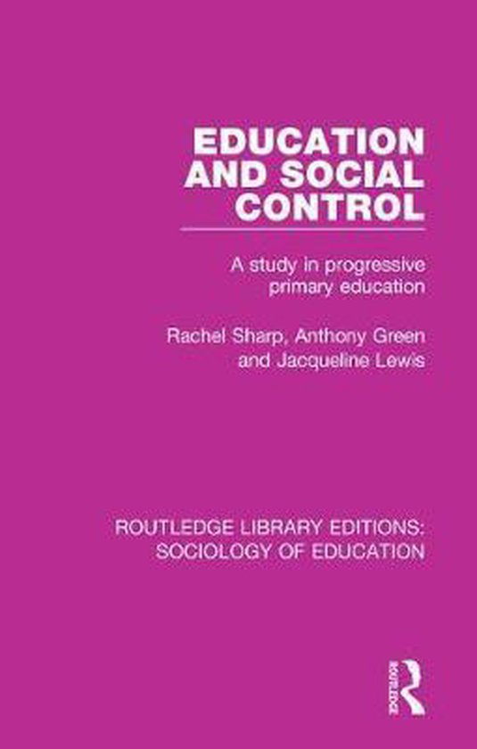 Routledge Library Editions: Sociology of Education- Educatio ... - cover