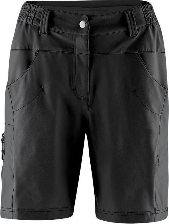 Gonso SITIVO Red Thermische Fietsbroek met Bretels Dames - Zwart
