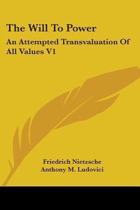 The Will to Power - cover