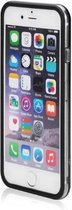 Bumper case hoesje voor iPhone 8 Plus transparant zwart