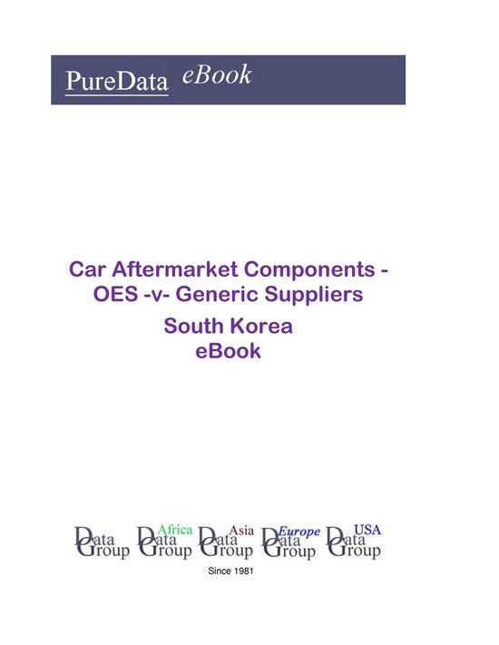 PureData eBook - Car Aftermarket Components - OES -v- Generi ... - cover