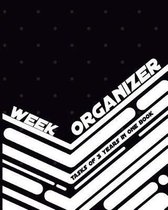 Week Organizer - Tasks of 3 years in one book