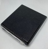 Stevig sigarettendoosje - Sigarettenhouder 20 Sigaretten - Sigaretten houder - Sigaret – Sigaretten doosje – Metaal - Sigaretten opbergdoosje - Sigaretten box – Zwart