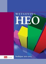 Educatieve wettenverzameling - Wetgeving HEO Studiejaar 2011-2012