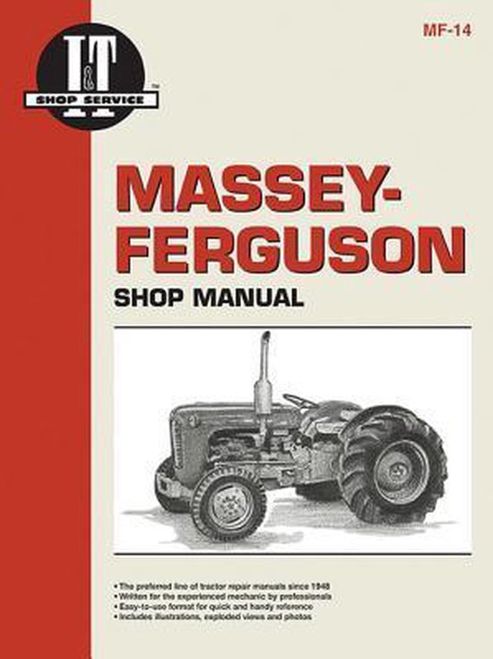 Massey-Ferguson Shop Manual Models To35, Mh50, Mf50, To35 Di ... - cover