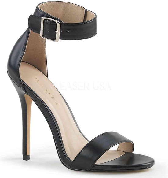 Pleaser - AMUSE-10 Sandaal met enkelband - US 13 - 44 Shoes - Zwart