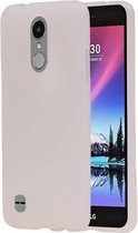 TPU Backcover Case Hoesje voor LG K4 2017 Wit