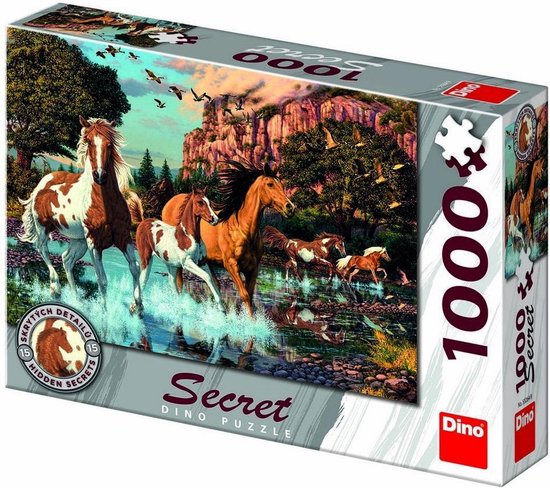Puzzel met geheimen Paarden: 1000 stukjes | bol.com