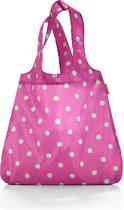 Reisenthel Mini Maxi Shopper Opvouwbare Boodschappentas - 15L - magenta Dots Roze