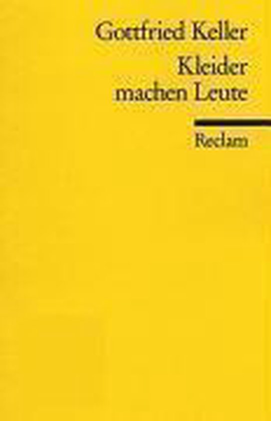 Boek 'Kleider machen Leute' van Gottfried Keller, Reclam editie