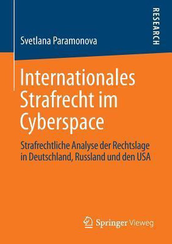 Internationales Strafrecht Im Cyberspace - cover