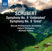 Slovak Philharmonic Orchestra, Failoni Orchestra, Michael Halász - Schubert: Symphony No. 8 & No. 9 (CD)