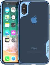 Hardcase - Iphone X Hoesje - Blauw - Ipaky