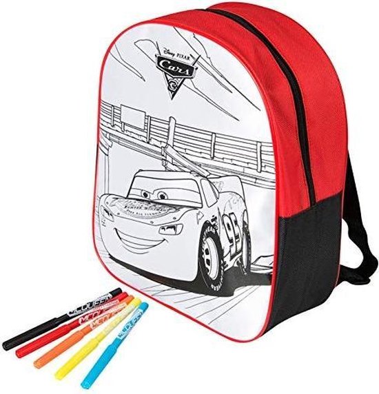 Sambro Sac à dos Cars 3 Color Your Own Bag 3 litres