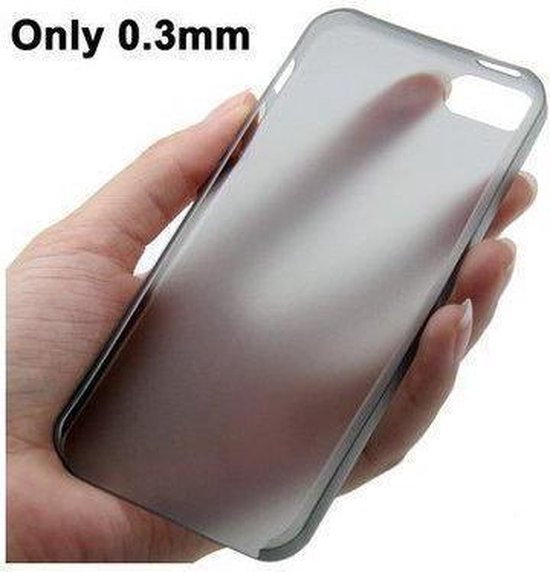 boete heel veel kraai iPhone 5 / 5S ultra dun hoesje 0.33mm Zwart Case Dun Cover Bescherming |  bol.com