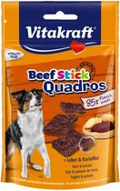 Vitakraft Beef Stick Quadros - Lever en aardappel - 70 gram - Hond