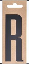 Bootnaam sticker letter R zwart 10 cm