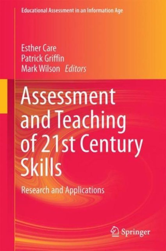 Assessment and Teaching of 21st Century Skills - cover