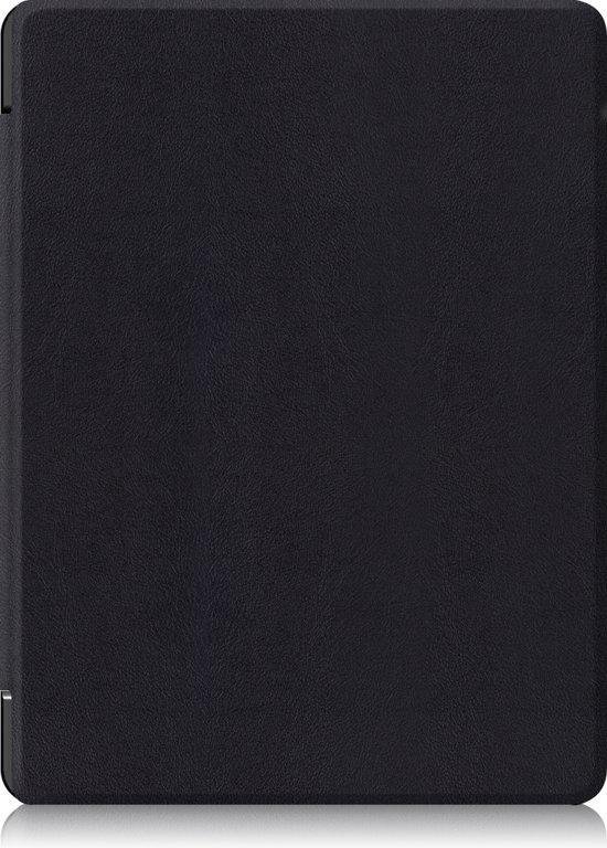 PU Leren Sleepcover Beschermhoes Voor De Kobo Aura H2O Edition 2 2017 - H20 2 6,8 Inch Slimfit Smart Case Cover Sleeve Hoes - Zwart - Merkloos