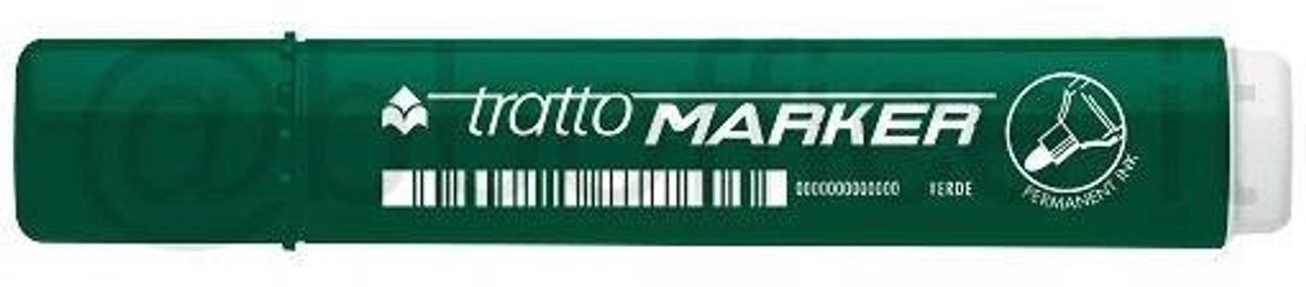 Tratto Marker permanente marker Kogelpunt Groen 12 stuk(s)