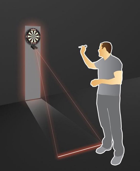 Thumbnail van een extra afbeelding van het spel Dart laser oche Winmau