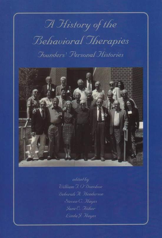 A History of the Behavioral Therapies - cover
