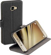 HC zwart bookcase voor Samsung Galaxy C7 wallet cover
