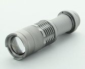 Pocketman Cree Q5 LED Mini Zaklamp, Zilver