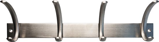 AVENUE Giglio kapstok 4 dubbele haken staal 35cm breed RVS | bol.com