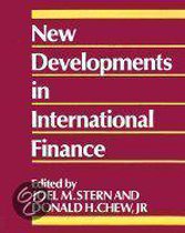 New Developments in International Finance