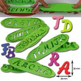 Martellato uitstekerset "letters alfabet" groot