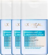 L’Oréal Paris Skin Expert Oog- & lipmake-up Remover Waterproof - 3 x 125 ml - Voordeelverpakking