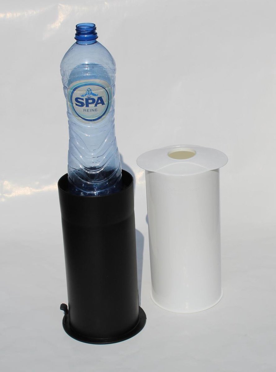 2 in 1 Witte Flessenpers Blikjespers Bottle And Can Crusher 2-in-1-witte-flessenpers-blikjespers-bottle-and-can-crusher