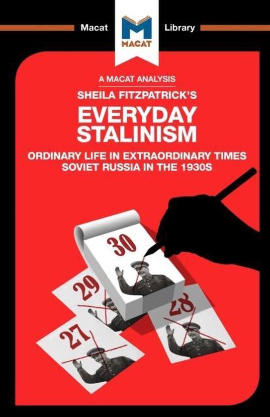 An Analysis of Sheila Fitzpatrick's Everyday Stalinism - cover