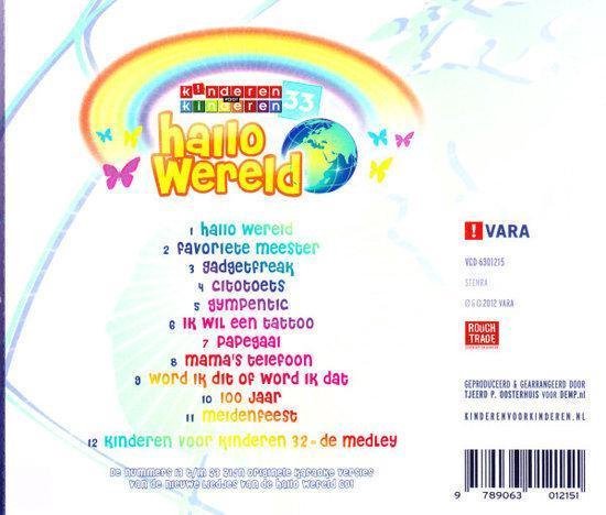 Kinderen Kinderen Deel 33: Hallo Wereld, Kinderen voor Kinderen | CD (album) |... | bol.com